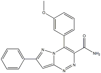 4-(3-methoxyphenyl)-7-phenylpyrazolo[5,1-c][1,2,4]triazine-3-carboxamide