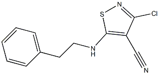 3-chloro-5-(phenethylamino)-4-isothiazolecarbonitrile