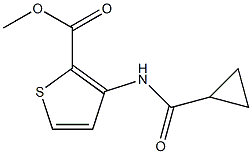methyl 3-[(cyclopropylcarbonyl)amino]thiophene-2-carboxylate