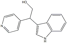 2-(1H-3-indolyl)-2-(4-pyridyl)-1-ethanol Structure