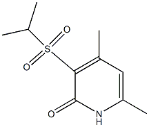 3-(isopropylsulfonyl)-4,6-dimethyl-2(1H)-pyridinone Structure