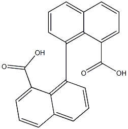 8,8'-dicarboxy-1,1'-binaphthalene Structure