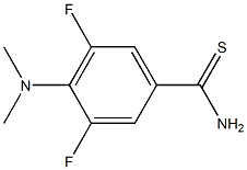 4-(dimethylamino)-3,5-difluorobenzene-1-carbothioamide Structure
