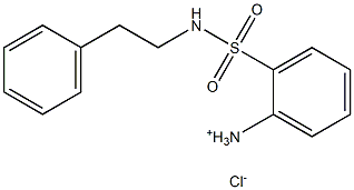 2-[(phenethylamino)sulfonyl]benzenaminium chloride