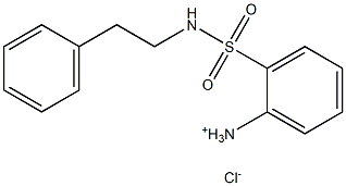 2-[(phenethylamino)sulfonyl]benzenaminium chloride