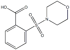 2-(morpholin-4-ylsulfonyl)benzoic acid Structure