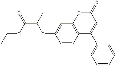  ethyl 2-[(2-oxo-4-phenyl-2H-chromen-7-yl)oxy]propanoate