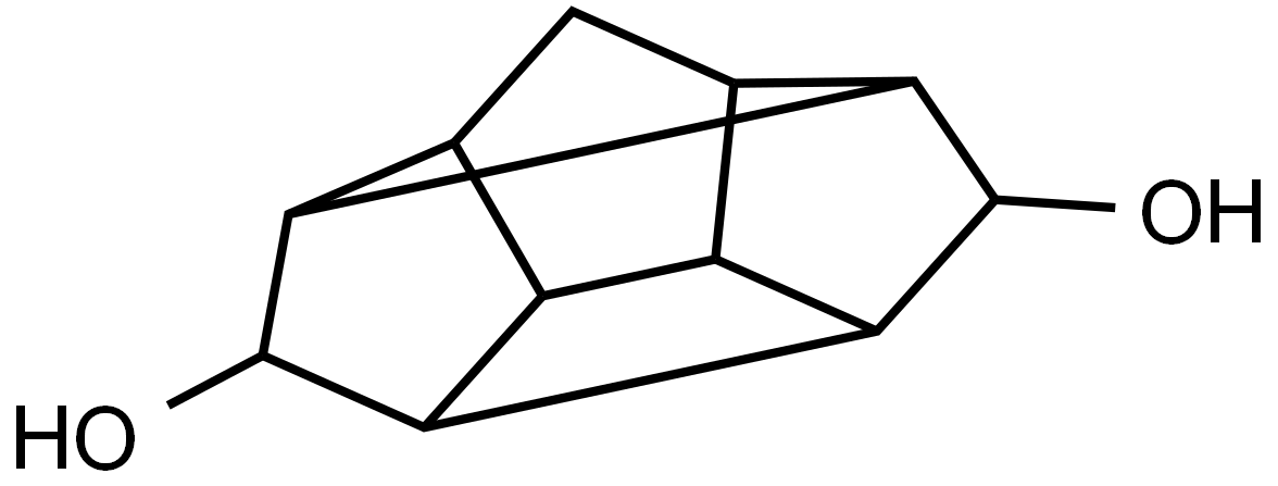 pentacyclo[5.4.0.0~2,6~.0~3,10~.0~5,9~]undecane-8,11-diol Struktur