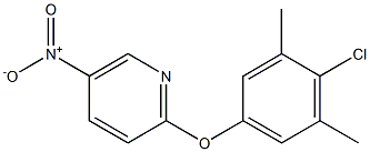 2-(4-chloro-3,5-dimethylphenoxy)-5-nitropyridine Structure