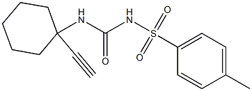  ({[(1-ethynylcyclohexyl)amino]carbonyl}amino)(4-methylphenyl)dioxo-lambda~6~-sulfane