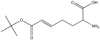(2R)-BOC-2-AMINO-5-HEXENOIC ACID 化学構造式