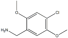 (4-chloro-2,5-dimethoxyphenyl)methanamine Struktur