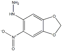 (6-nitrobenzo[d][1,3]dioxol-5-yl)hydrazine Structure