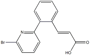 (E)-3-(2-(6-bromopyridin-2-yl)phenyl)acrylic acid|