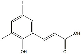(E)-3-(2-hydroxy-5-iodo-3-methylphenyl)acrylic acid|