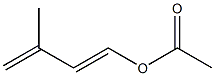 (E)-3-methylbuta-1,3-dienyl acetate 结构式
