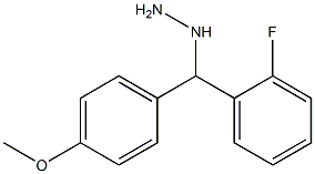  1-((2-fluorophenyl)(4-methoxyphenyl)methyl)hydrazine