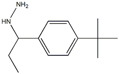 1-(1-(4-tert-butylphenyl)propyl)hydrazine Structure