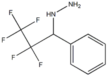 1-(2,2,3,3,3-pentafluoro-1-phenylpropyl)hydrazine