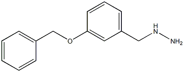 1-(3-(benzyloxy)benzyl)hydrazine Struktur