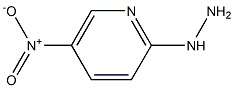 1-(5-nitropyridin-2-yl)hydrazine 化学構造式