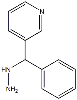 1-(phenyl(pyridin-3-yl)methyl)hydrazine Structure