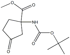 1-tert-Butoxycarbonylamino-3-oxo-cyclopentanecarboxylic acid methyl ester|