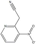 2-(3-nitropyridin-2-yl)acetonitrile Structure