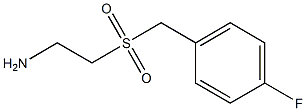 2-(4-fluorobenzylsulfonyl)ethanamine Structure