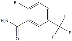 2-bromo-5-(trifluoromethyl)benzamide Structure
