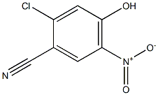 2-chloro-4-hydroxy-5-nitrobenzonitrile 化学構造式