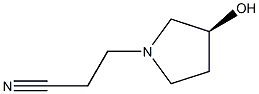 3-((S)-3-hydroxypyrrolidin-1-yl)propanenitrile Structure