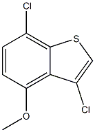 3,7-dichloro-4-methoxybenzo[b]thiophene Structure