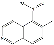 5-ニトロ-6-メチルイソキノリン 化学構造式