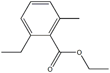 ethyl 2-ethyl-6-methylbenzoate Structure