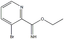 ethyl 3-bromopicolinimidate Structure