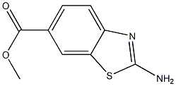 Methyl 2-aminobenzothiazole-6-carboxylate Structure