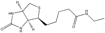 (+)-Biotinyl ethylamine Structure