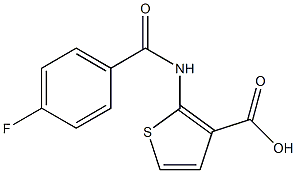 2-(4-fluorobenzamido)thiophene-3-carboxylic acid