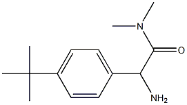 2-amino-2-(4-tert-butylphenyl)-N,N-dimethylacetamide Structure