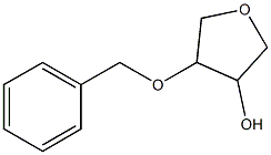 4-phenylmethoxyoxolan-3-ol Struktur