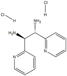 (S,S)-1,2-Di(2-pyridyl)-1,2-ethanediamine dihydrochloride Structure