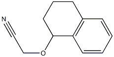 (1,2,3,4-tetrahydronaphthalen-1-yloxy)acetonitrile Structure