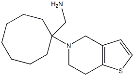  (1-{4H,5H,6H,7H-thieno[3,2-c]pyridin-5-yl}cyclooctyl)methanamine