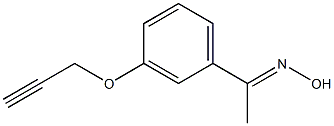  (1E)-1-[3-(prop-2-ynyloxy)phenyl]ethanone oxime
