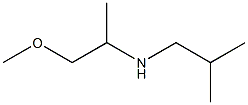 (1-methoxypropan-2-yl)(2-methylpropyl)amine Structure