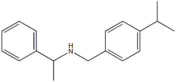 (1-phenylethyl)({[4-(propan-2-yl)phenyl]methyl})amine
