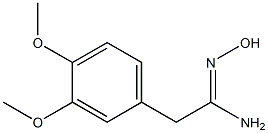 (1Z)-2-(3,4-dimethoxyphenyl)-N'-hydroxyethanimidamide Structure