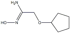 (1Z)-2-(cyclopentyloxy)-N'-hydroxyethanimidamide Structure