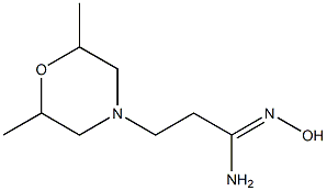 (1Z)-3-(2,6-dimethylmorpholin-4-yl)-N'-hydroxypropanimidamide